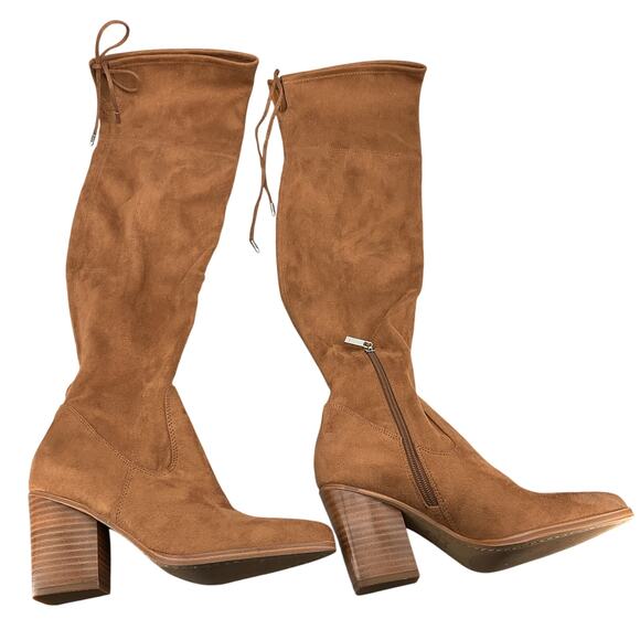 NEW Mark Fisher Women’s Garwin Over the Knee Boots Brown Size 6M - Picture 1 of 11